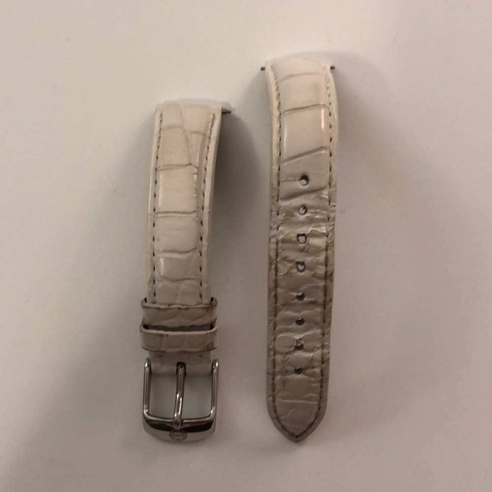 Michele Leather Watch Strap, 16mm